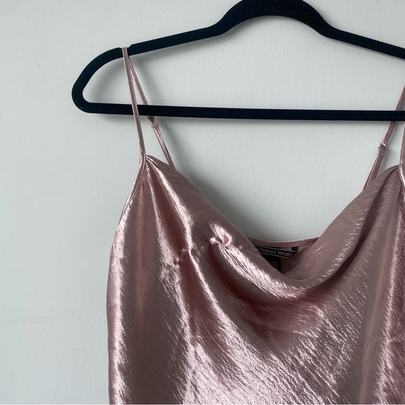 NWT Victoria’s Secret Silk/Satin Champagne Camisole Top - Picture 4 of 4